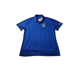 New England Patriots Nike Dri Fit Polo Shirt Men's Large NFL "H"  Spell Out